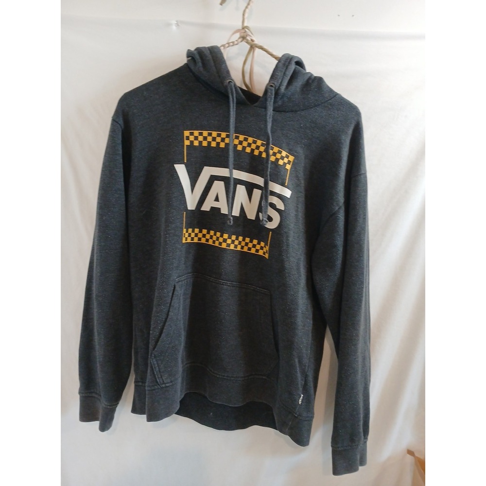 VANS Hoodie Sweater Unisex Small Boxed Pro Charcoal Grey Logo S